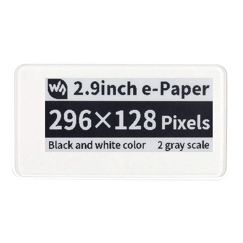Display Epaper 2.9 - Waveshare 2.9-calowy Bezprzewodowy Moduł Wyświetlacza E-Paper