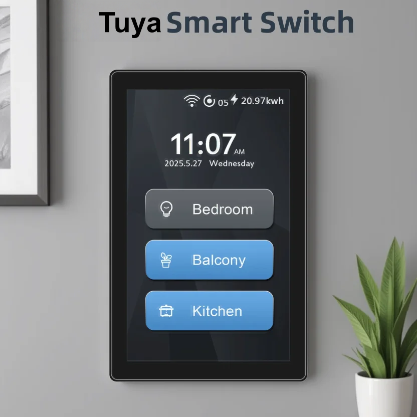 Home Automation Systems Diy - Inteligentne przełączniki WiFi Tuya EU 4x4