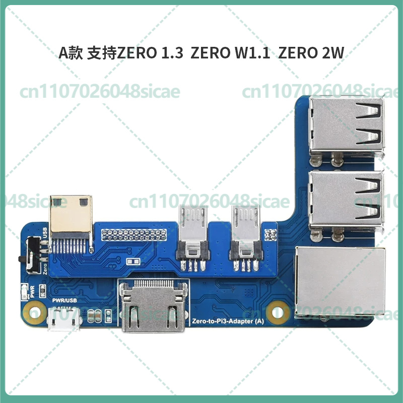 Pi Zero W Board - Płytka rozszerzająca z interfejsem USB Ethernet