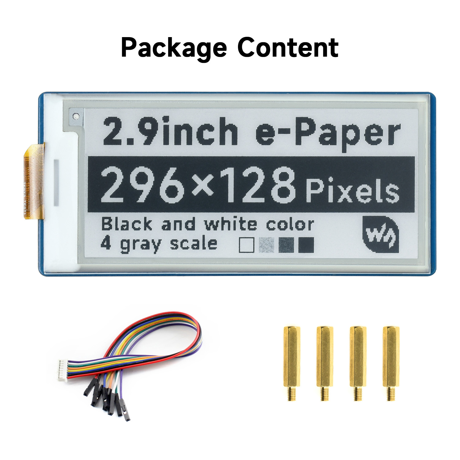 Moduł wyświetlacza E-Paper E-I – Display Epaper 2.9 recenzja i cena