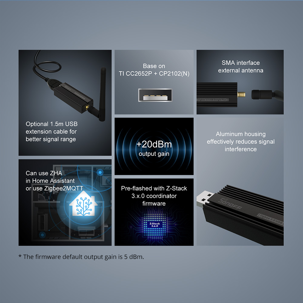 Bramka Zigbee SONOFF 3.0 ZBDon – Zigbee Coordinator Stick recenzja i cena