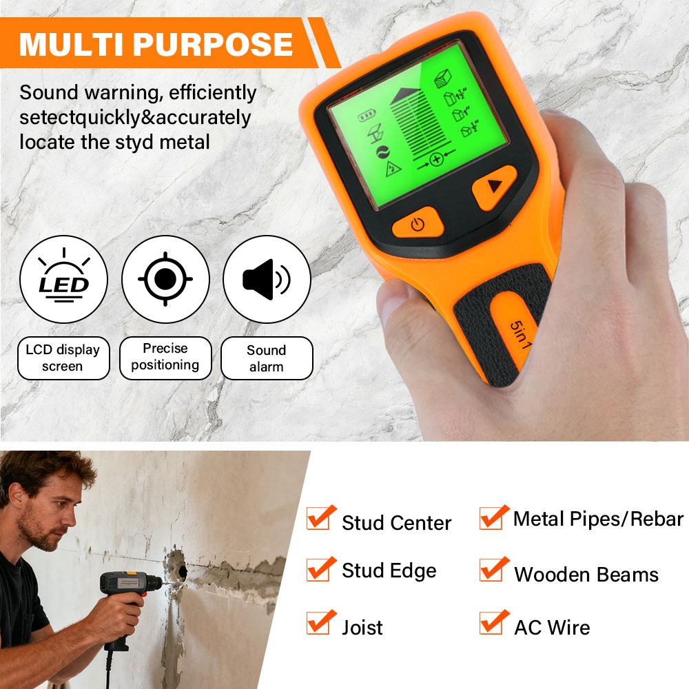Nowy detektor ścienny 5 w 1, r – Water Leak Detector Wired recenzja i cena