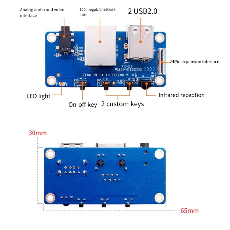 N35R - Płytka rozszerzeń do Or – Pi Zero W Board recenzja i cena