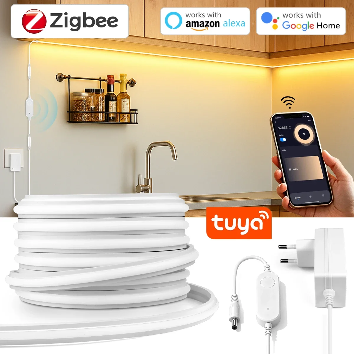 Taśma LED Neon Zigbee 3.0 24V  – Zigbee Coordinator Stick recenzja i cena