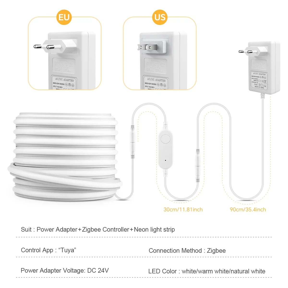 Taśma LED Neon Zigbee 3.0 24V  – Zigbee Coordinator Stick recenzja i cena